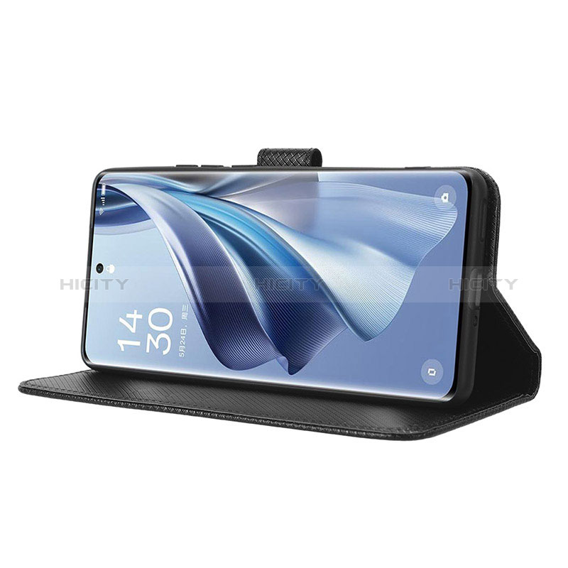 Handytasche Stand Schutzhülle Flip Leder Hülle BY1 für Oppo Reno10 Pro+ Plus 5G groß