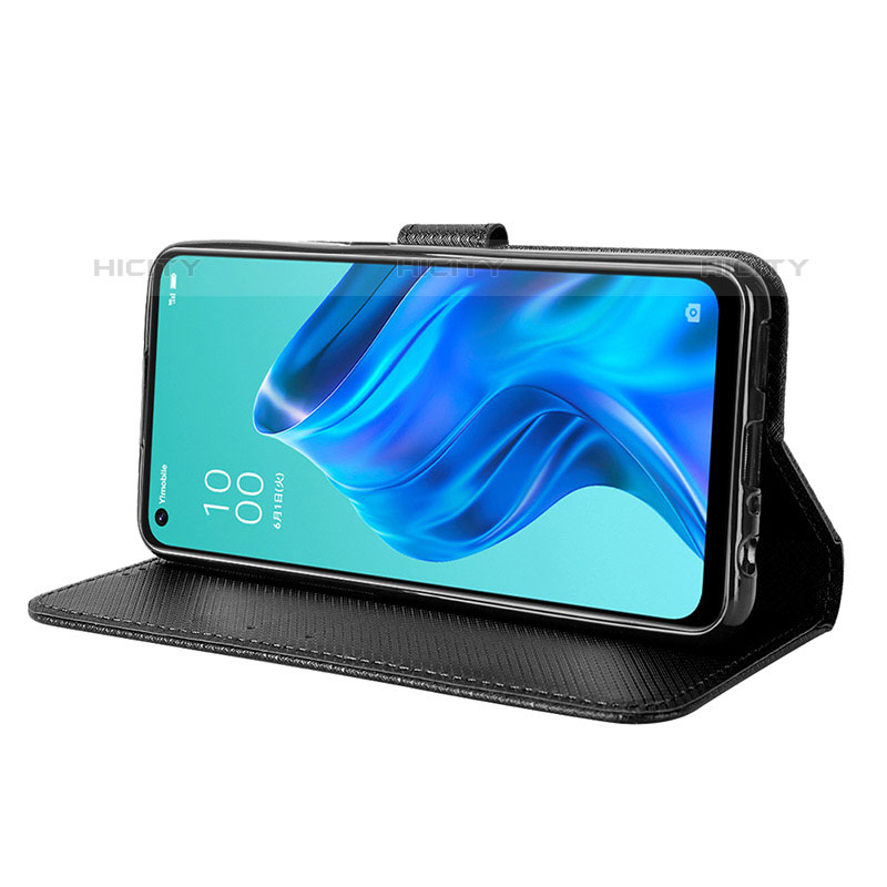 Handytasche Stand Schutzhülle Flip Leder Hülle BY1 für Oppo Reno5 A