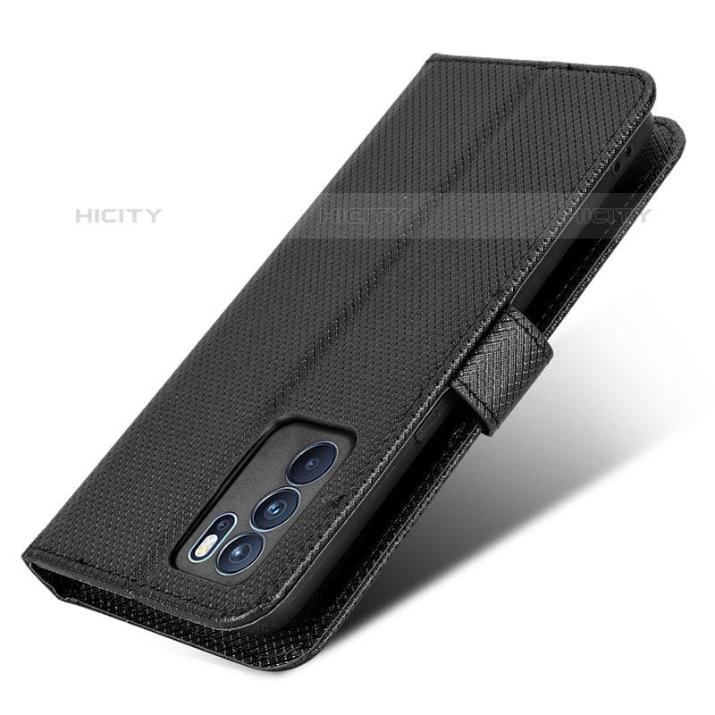 Handytasche Stand Schutzhülle Flip Leder Hülle BY1 für Oppo Reno6 Pro 5G India groß