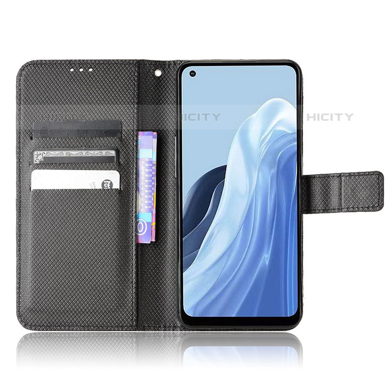 Handytasche Stand Schutzhülle Flip Leder Hülle BY1 für Oppo Reno7 A