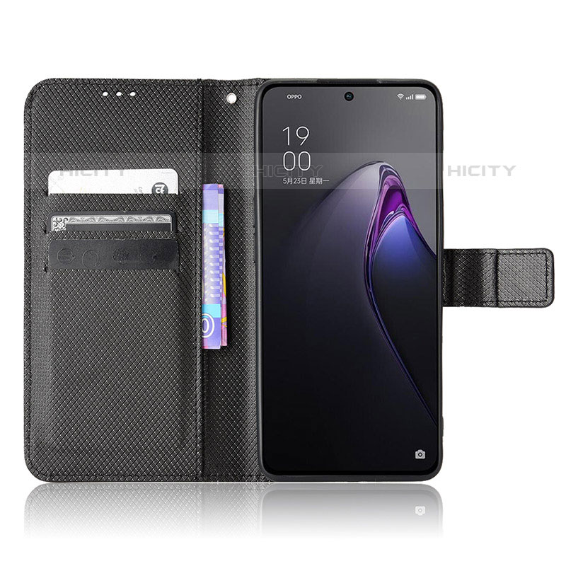 Handytasche Stand Schutzhülle Flip Leder Hülle BY1 für Oppo Reno9 5G groß