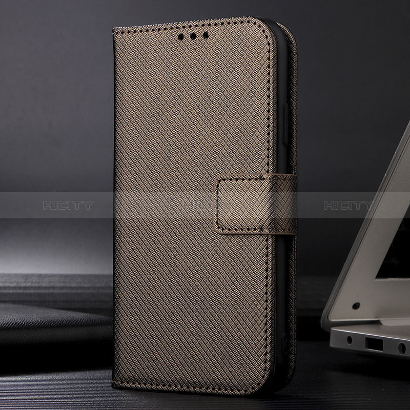 Handytasche Stand Schutzhülle Flip Leder Hülle BY1 für Realme 8i Braun