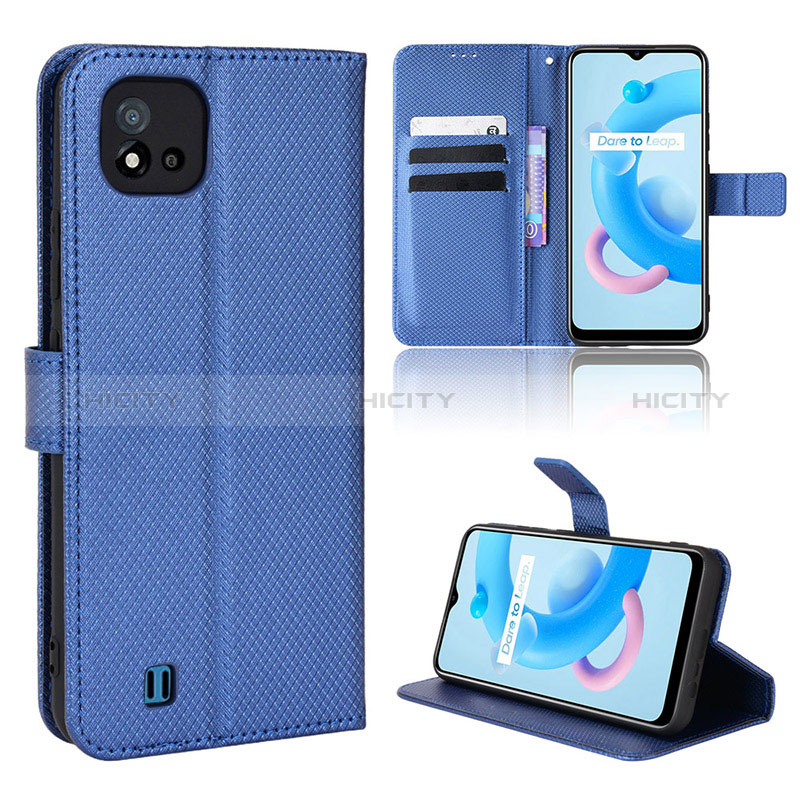 Handytasche Stand Schutzhülle Flip Leder Hülle BY1 für Realme C11 (2021)