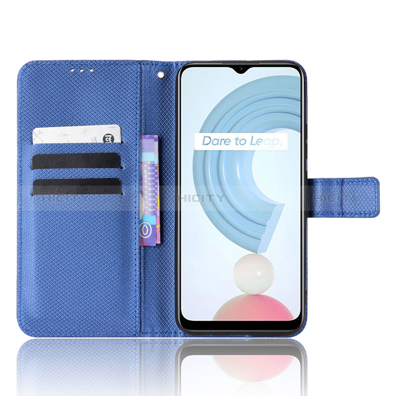 Handytasche Stand Schutzhülle Flip Leder Hülle BY1 für Realme C21Y