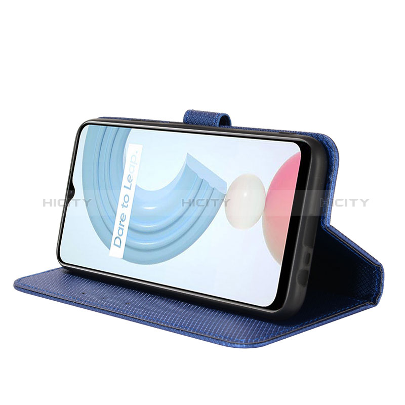 Handytasche Stand Schutzhülle Flip Leder Hülle BY1 für Realme C25Y India