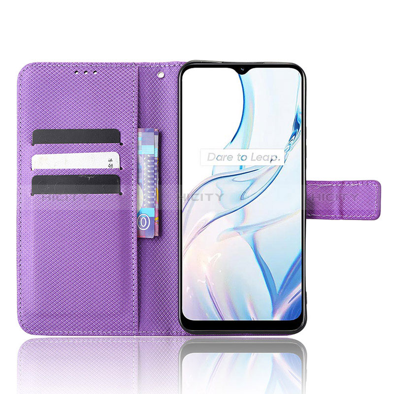 Handytasche Stand Schutzhülle Flip Leder Hülle BY1 für Realme C30