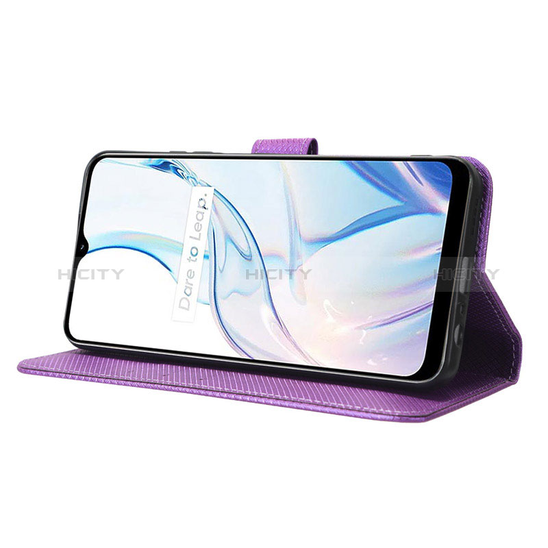 Handytasche Stand Schutzhülle Flip Leder Hülle BY1 für Realme C30