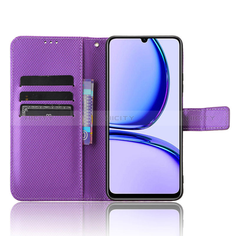 Handytasche Stand Schutzhülle Flip Leder Hülle BY1 für Realme C53 India