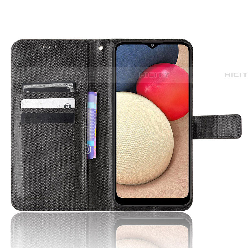 Handytasche Stand Schutzhülle Flip Leder Hülle BY1 für Samsung Galaxy A03s