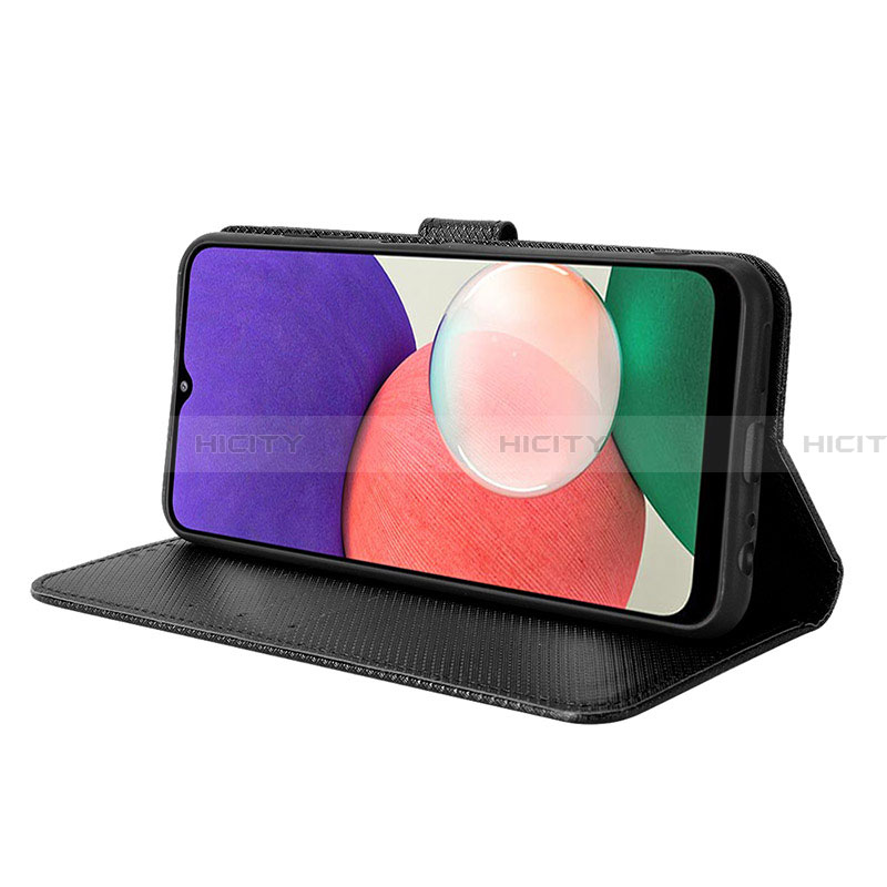 Handytasche Stand Schutzhülle Flip Leder Hülle BY1 für Samsung Galaxy A22 5G groß