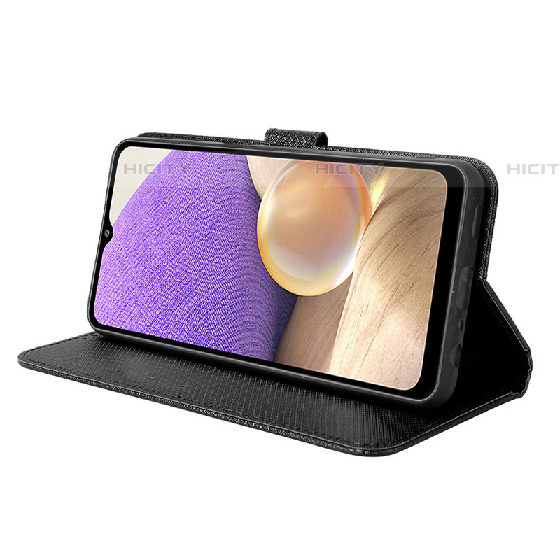 Handytasche Stand Schutzhülle Flip Leder Hülle BY1 für Samsung Galaxy A32 5G groß