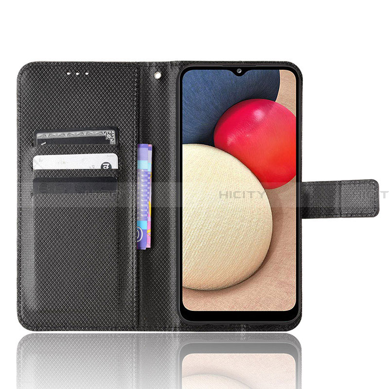 Handytasche Stand Schutzhülle Flip Leder Hülle BY1 für Samsung Galaxy F02S SM-E025F groß