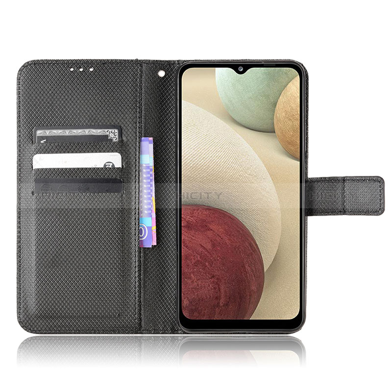 Handytasche Stand Schutzhülle Flip Leder Hülle BY1 für Samsung Galaxy F12 groß