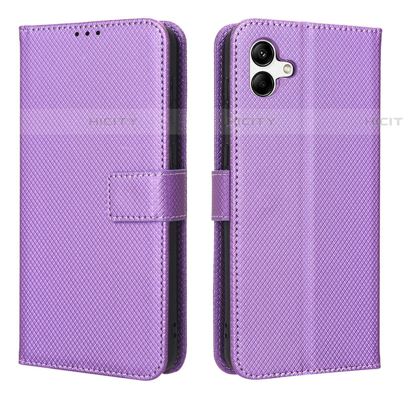 Handytasche Stand Schutzhülle Flip Leder Hülle BY1 für Samsung Galaxy F14 5G Violett