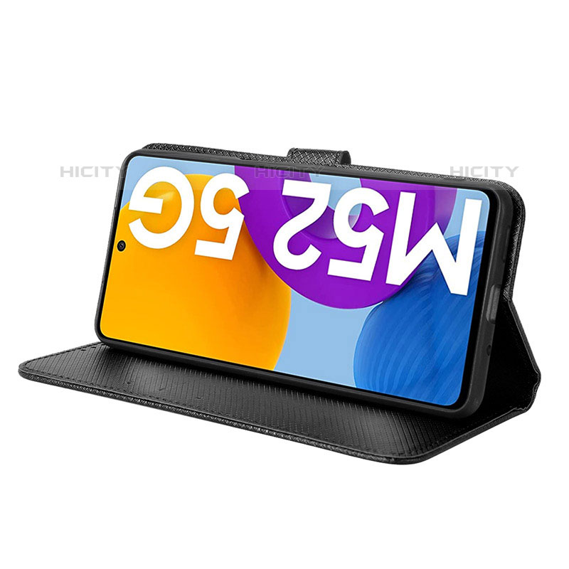 Handytasche Stand Schutzhülle Flip Leder Hülle BY1 für Samsung Galaxy M52 5G