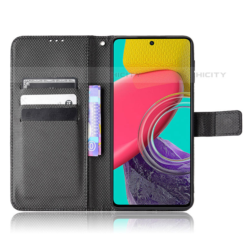 Handytasche Stand Schutzhülle Flip Leder Hülle BY1 für Samsung Galaxy M53 5G