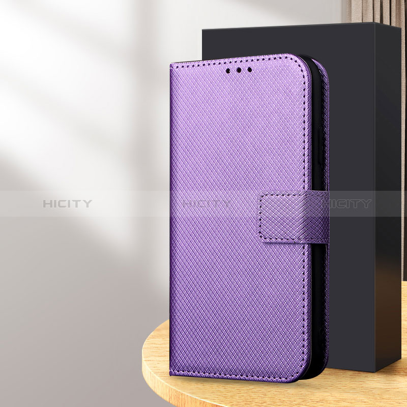 Handytasche Stand Schutzhülle Flip Leder Hülle BY1 für Samsung Galaxy S24 5G Violett