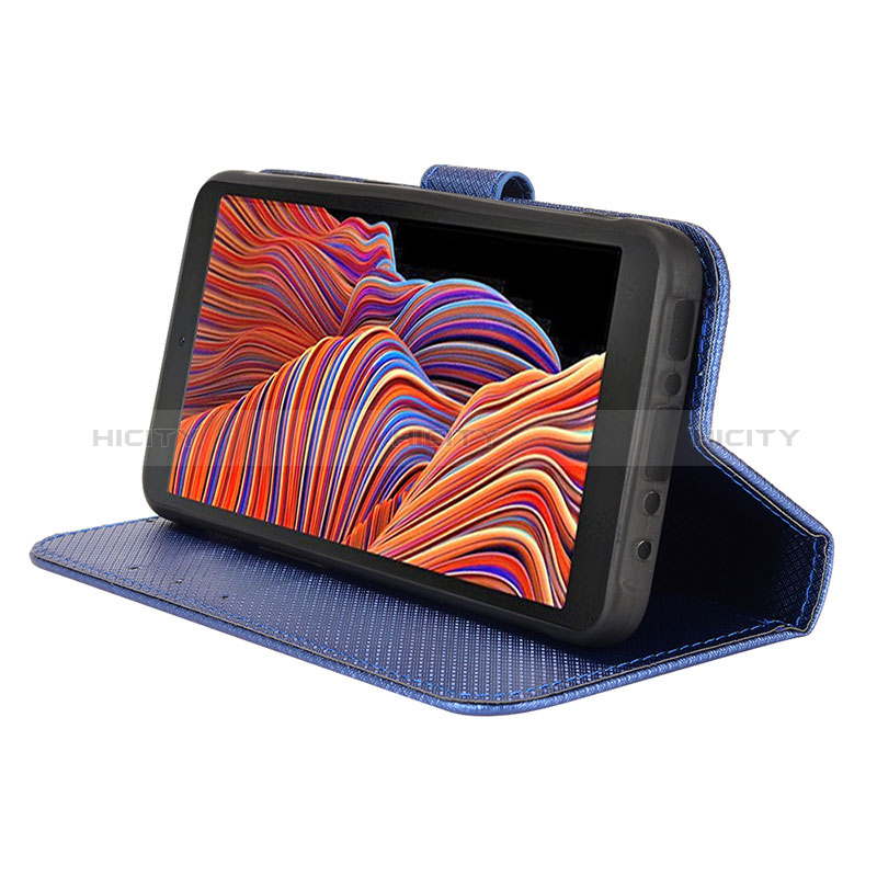 Handytasche Stand Schutzhülle Flip Leder Hülle BY1 für Samsung Galaxy XCover 5 SM-G525F