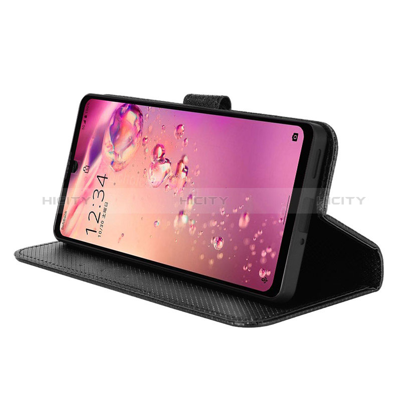 Handytasche Stand Schutzhülle Flip Leder Hülle BY1 für Sharp Aquos Zero6