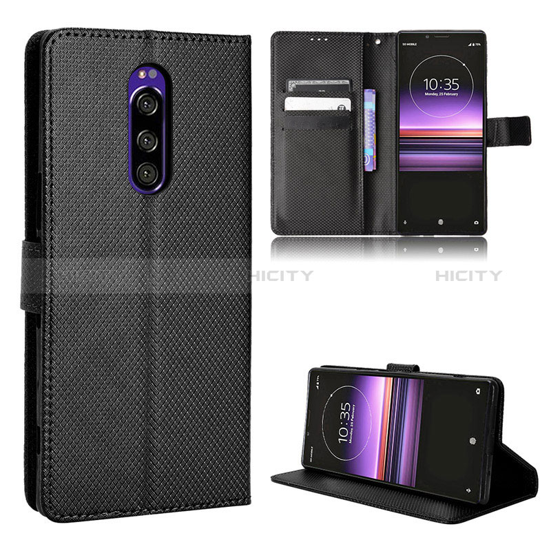 Handytasche Stand Schutzhülle Flip Leder Hülle BY1 für Sony Xperia 1