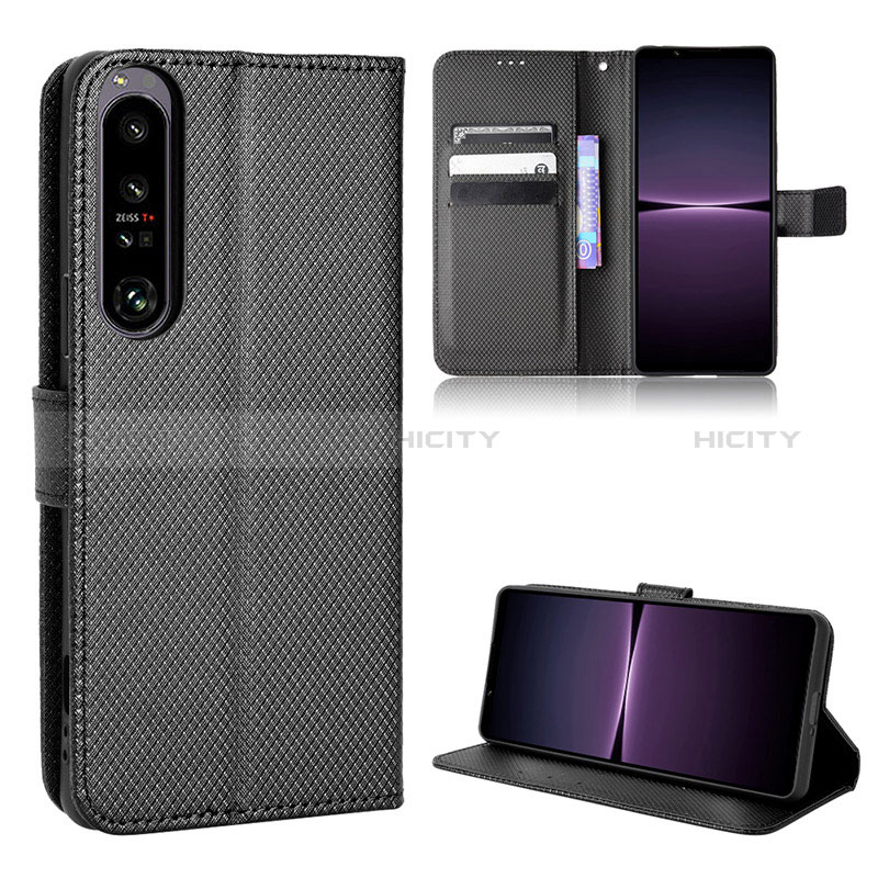 Handytasche Stand Schutzhülle Flip Leder Hülle BY1 für Sony Xperia 1 IV SO-51C groß