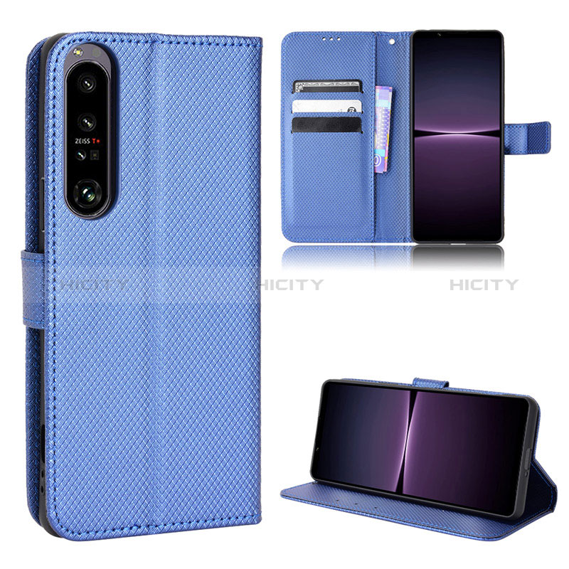 Handytasche Stand Schutzhülle Flip Leder Hülle BY1 für Sony Xperia 1 IV SO-51C groß