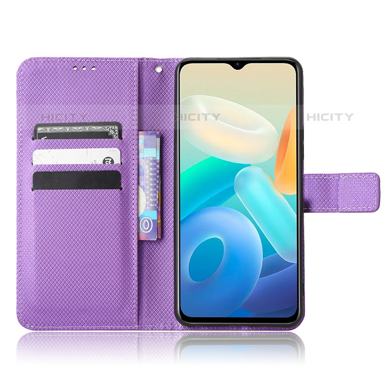 Handytasche Stand Schutzhülle Flip Leder Hülle BY1 für Vivo iQOO Z6 Lite 5G groß