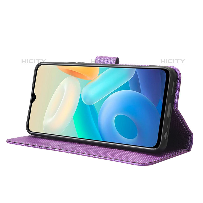 Handytasche Stand Schutzhülle Flip Leder Hülle BY1 für Vivo iQOO Z6 Lite 5G groß