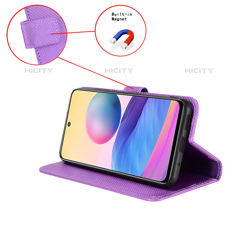 Handytasche Stand Schutzhülle Flip Leder Hülle BY1 für Vivo T1 Pro 5G groß