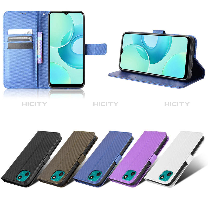 Handytasche Stand Schutzhülle Flip Leder Hülle BY1 für Wiko T10 groß