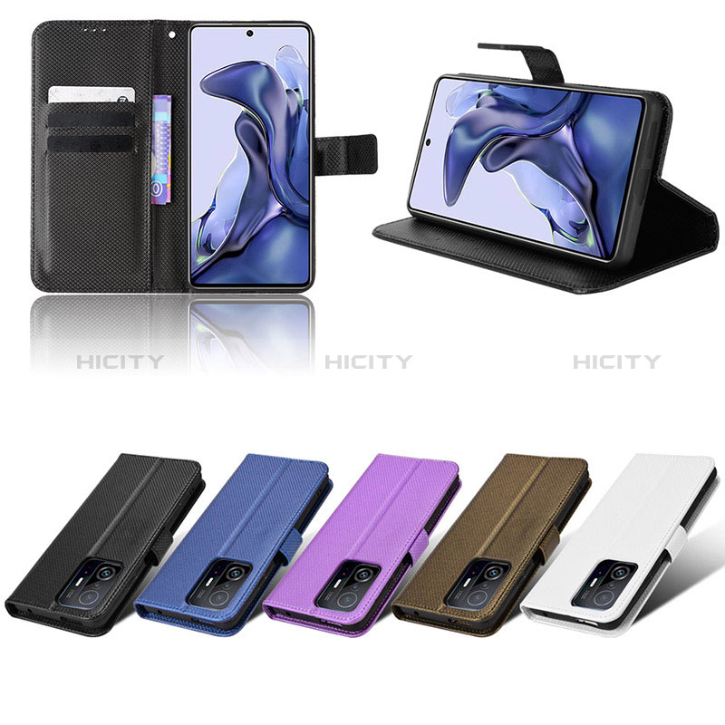 Handytasche Stand Schutzhülle Flip Leder Hülle BY1 für Xiaomi Mi 11T 5G groß