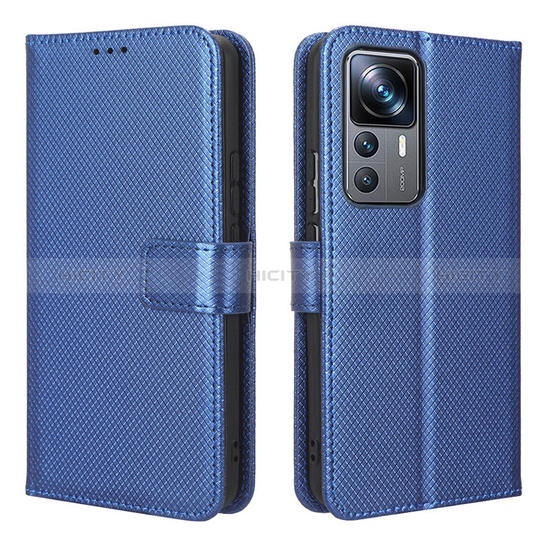 Handytasche Stand Schutzhülle Flip Leder Hülle BY1 für Xiaomi Mi 12T 5G Blau Plus