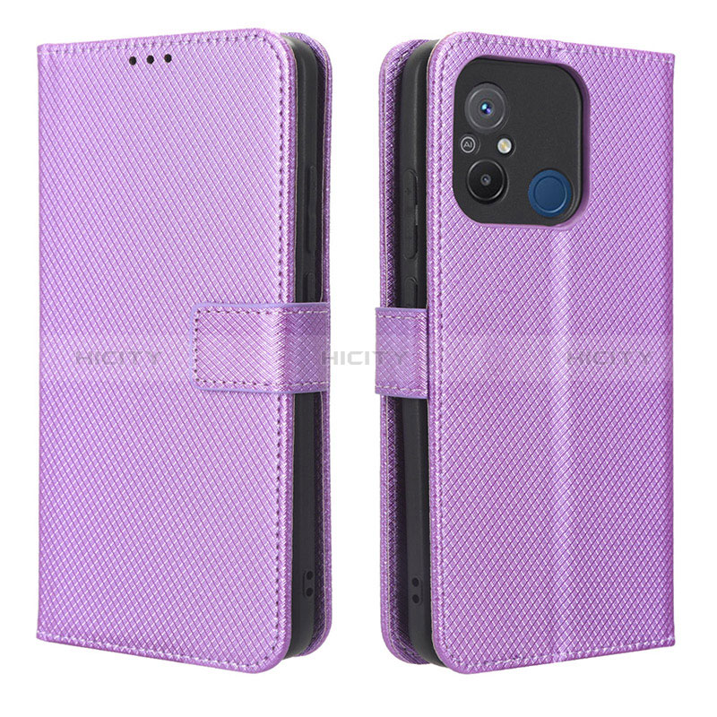 Handytasche Stand Schutzhülle Flip Leder Hülle BY1 für Xiaomi Poco C55 Violett