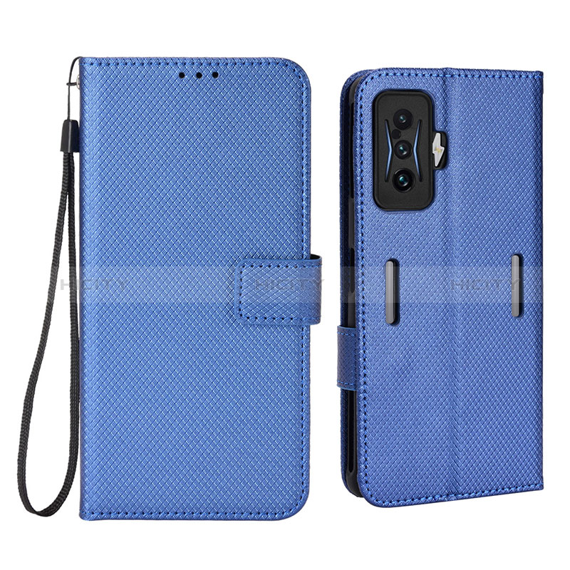 Handytasche Stand Schutzhülle Flip Leder Hülle BY1 für Xiaomi Poco F4 GT 5G Blau Plus