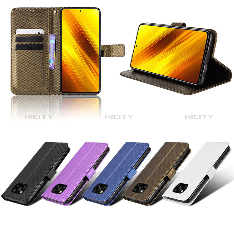 Handytasche Stand Schutzhülle Flip Leder Hülle BY1 für Xiaomi Poco X3 NFC