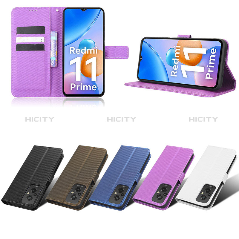 Handytasche Stand Schutzhülle Flip Leder Hülle BY1 für Xiaomi Redmi 11 Prime 4G