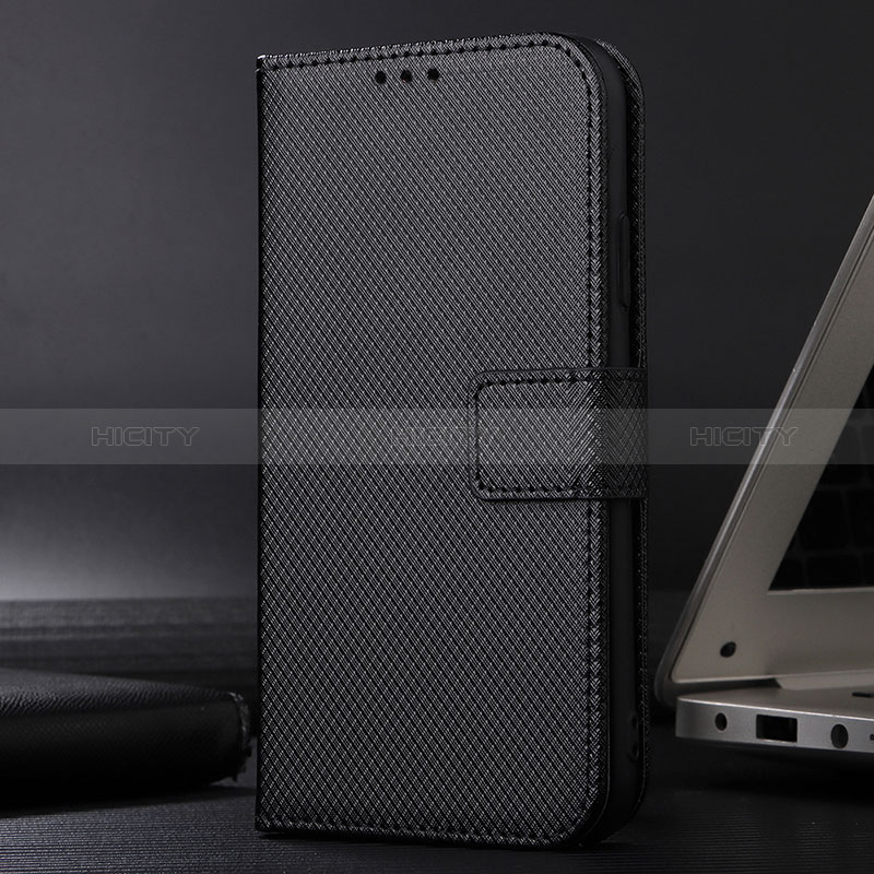 Handytasche Stand Schutzhülle Flip Leder Hülle BY1 für Xiaomi Redmi 9 Prime India Schwarz Plus