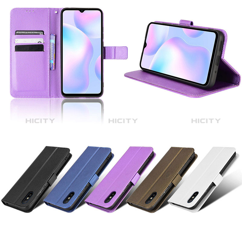 Handytasche Stand Schutzhülle Flip Leder Hülle BY1 für Xiaomi Redmi 9A