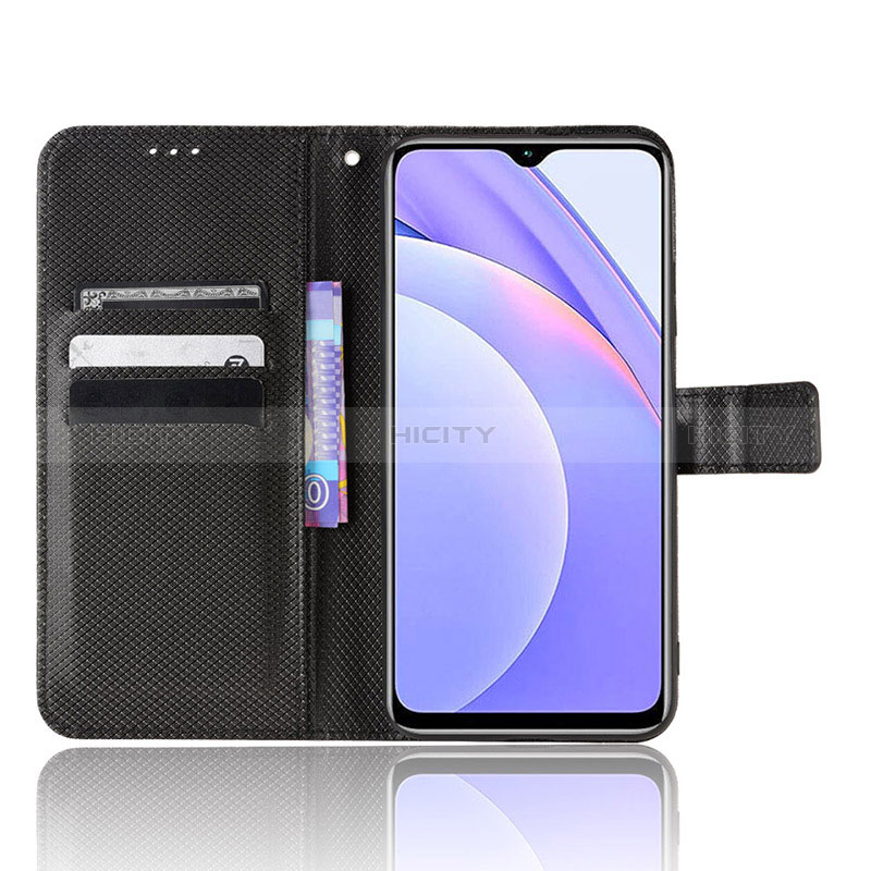 Handytasche Stand Schutzhülle Flip Leder Hülle BY1 für Xiaomi Redmi 9T 4G groß