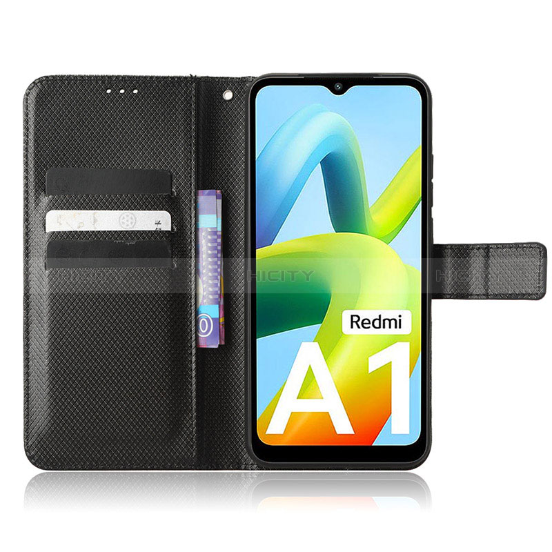 Handytasche Stand Schutzhülle Flip Leder Hülle BY1 für Xiaomi Redmi A2 groß