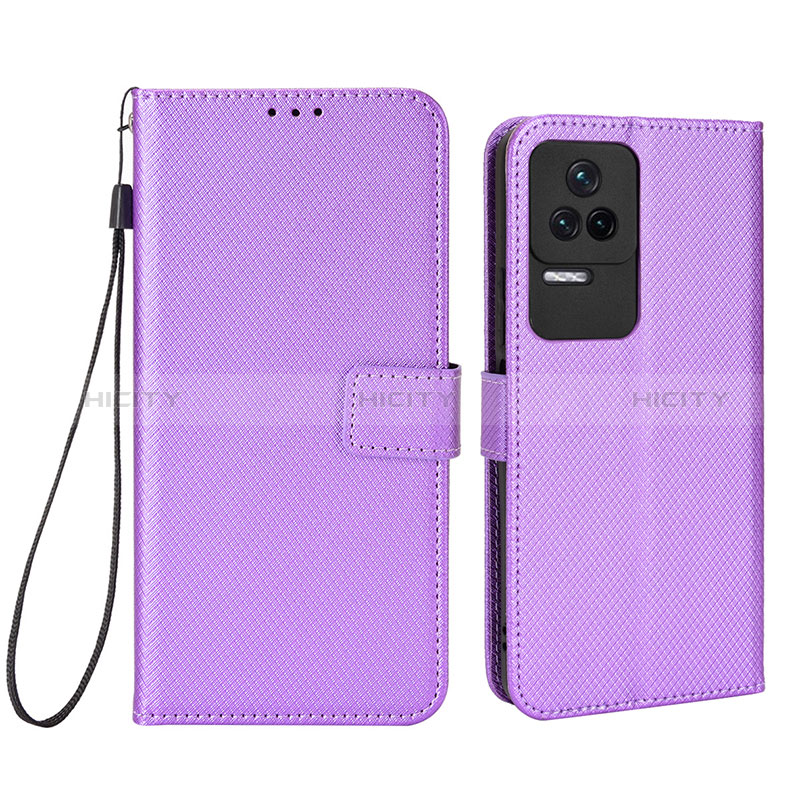 Handytasche Stand Schutzhülle Flip Leder Hülle BY1 für Xiaomi Redmi K50 5G Violett