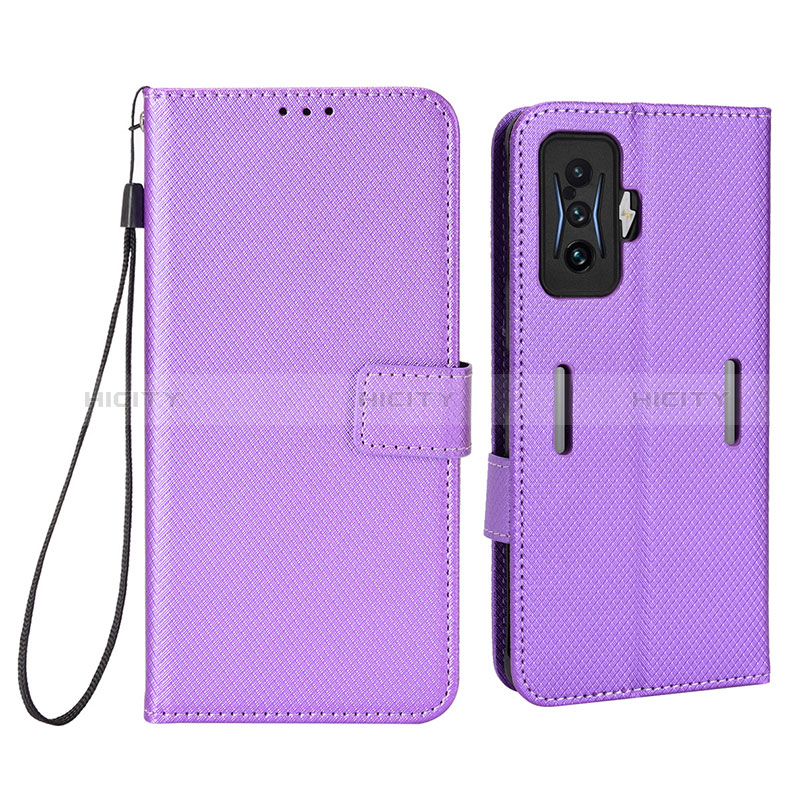 Handytasche Stand Schutzhülle Flip Leder Hülle BY1 für Xiaomi Redmi K50 Gaming 5G Violett Plus