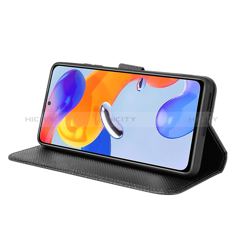 Handytasche Stand Schutzhülle Flip Leder Hülle BY1 für Xiaomi Redmi Note 11 Pro 4G groß