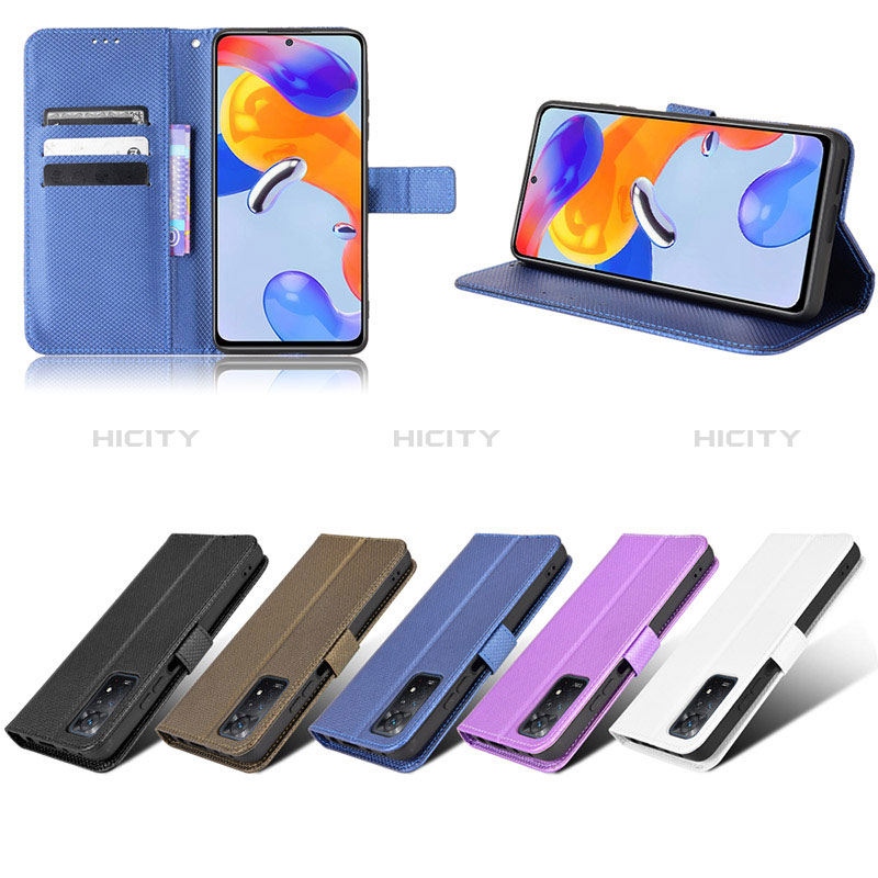 Handytasche Stand Schutzhülle Flip Leder Hülle BY1 für Xiaomi Redmi Note 11 Pro 4G groß