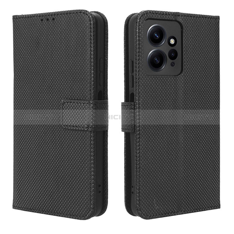 Handytasche Stand Schutzhülle Flip Leder Hülle BY1 für Xiaomi Redmi Note 12 4G Schwarz