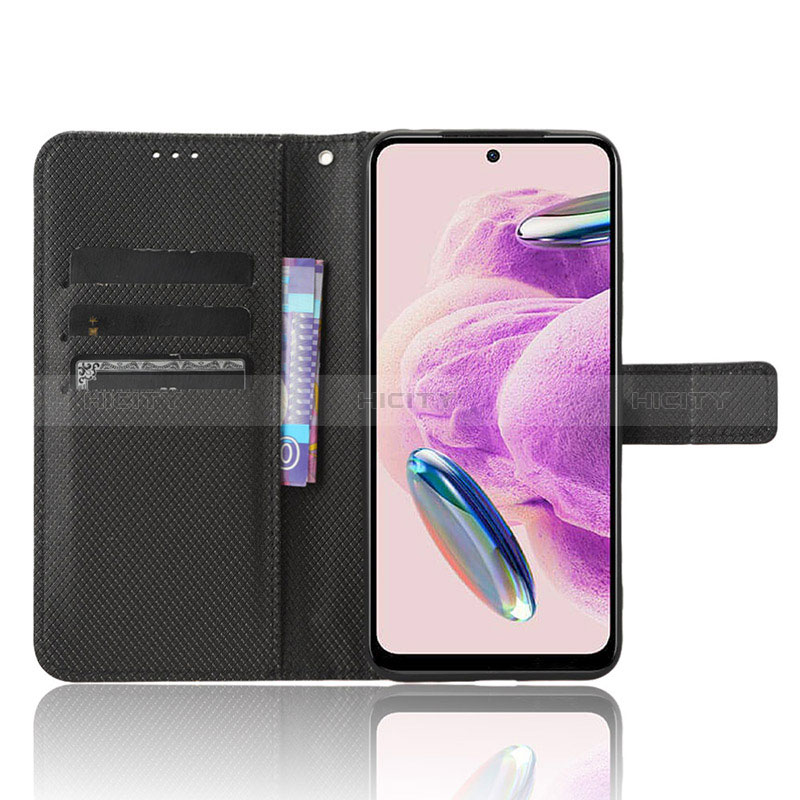 Handytasche Stand Schutzhülle Flip Leder Hülle BY1 für Xiaomi Redmi Note 12S groß