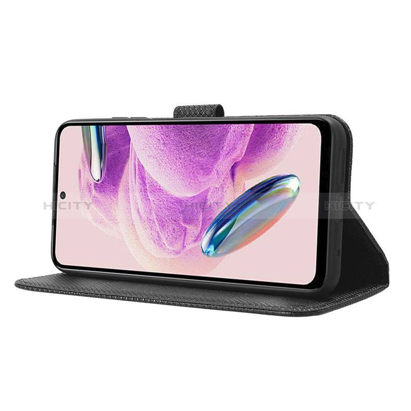 Handytasche Stand Schutzhülle Flip Leder Hülle BY1 für Xiaomi Redmi Note 12S groß