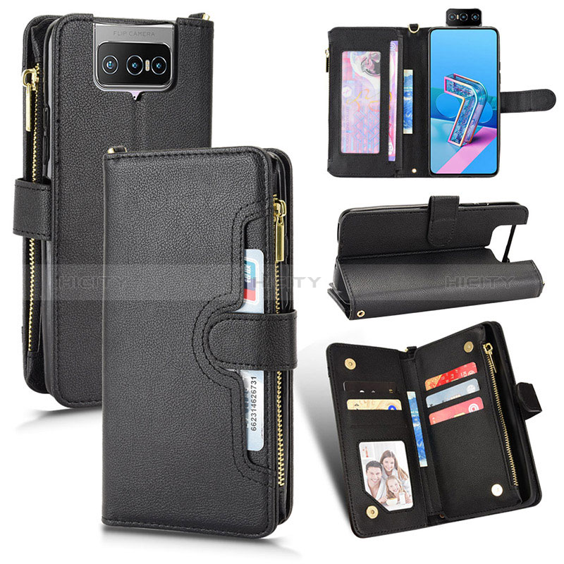 Handytasche Stand Schutzhülle Flip Leder Hülle BY2 für Asus Zenfone 7 Pro ZS671KS