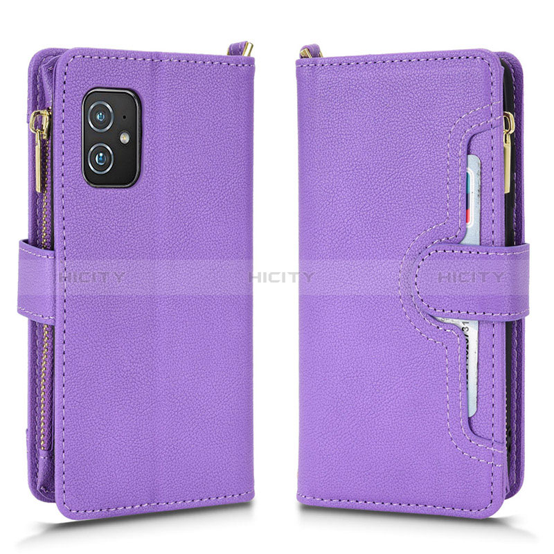 Handytasche Stand Schutzhülle Flip Leder Hülle BY2 für Asus ZenFone 8 Mini Violett Plus