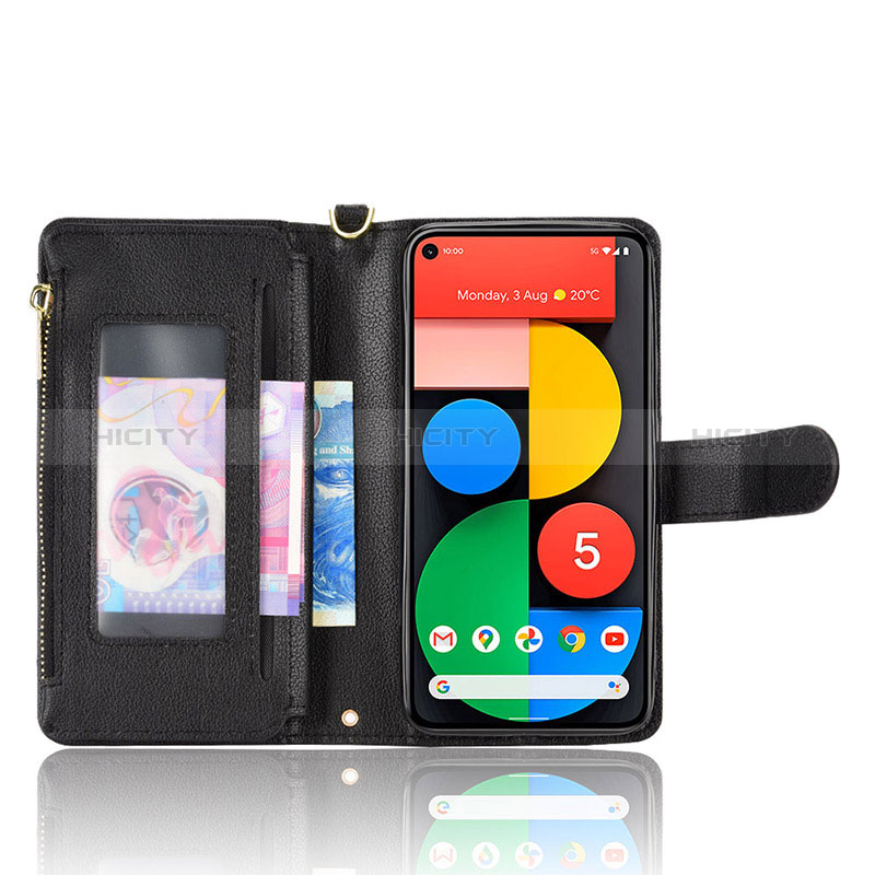 Handytasche Stand Schutzhülle Flip Leder Hülle BY2 für Google Pixel 5